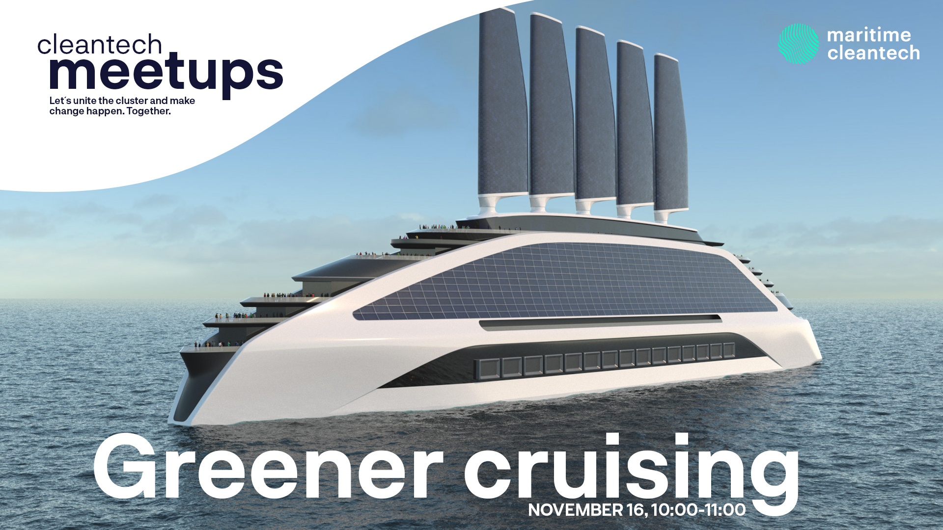 CleanTech Meetup: Greener Cruising – Maritime CleanTech