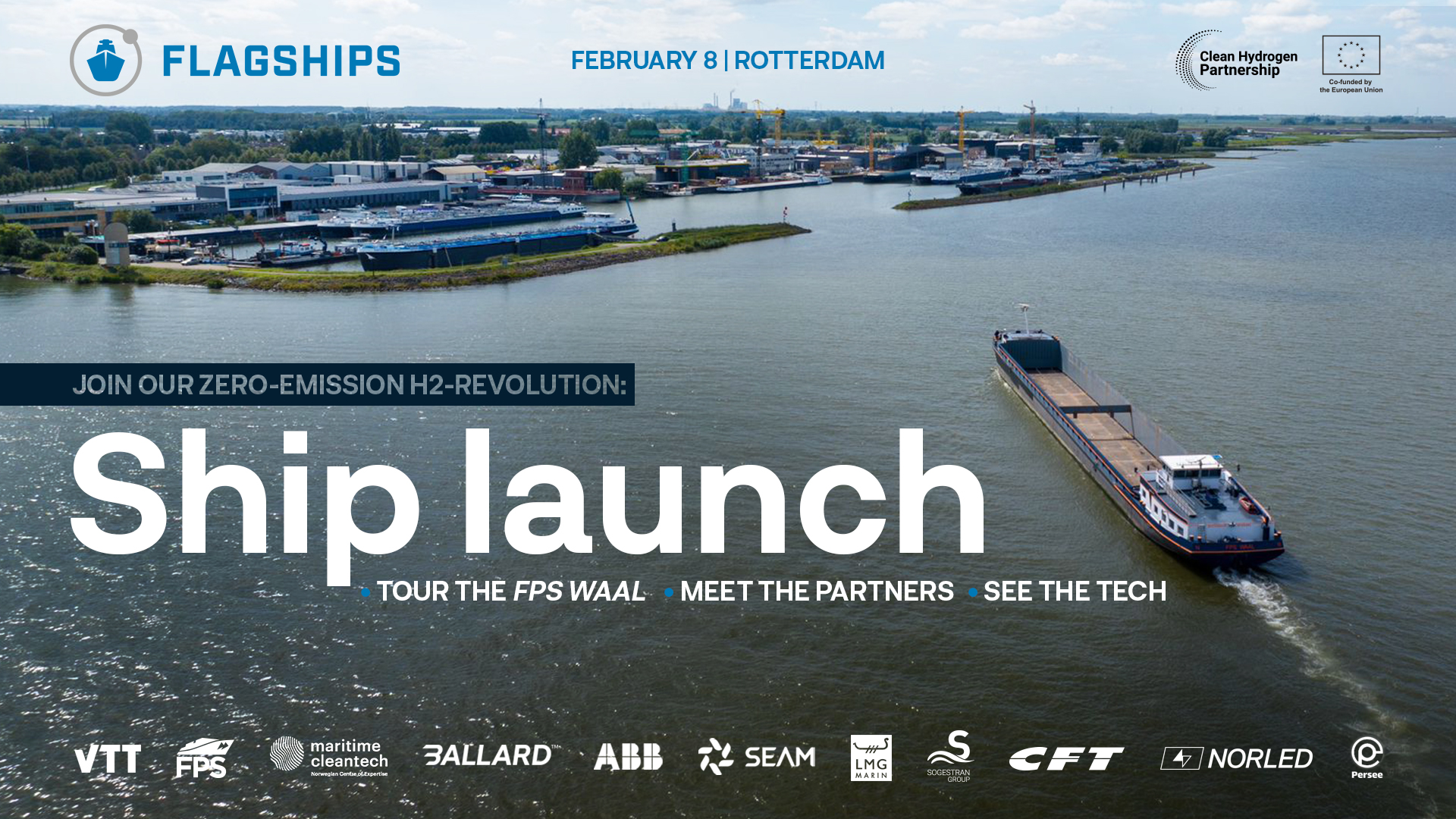 Flagships project ship-launch in Rotterdam – Maritime CleanTech